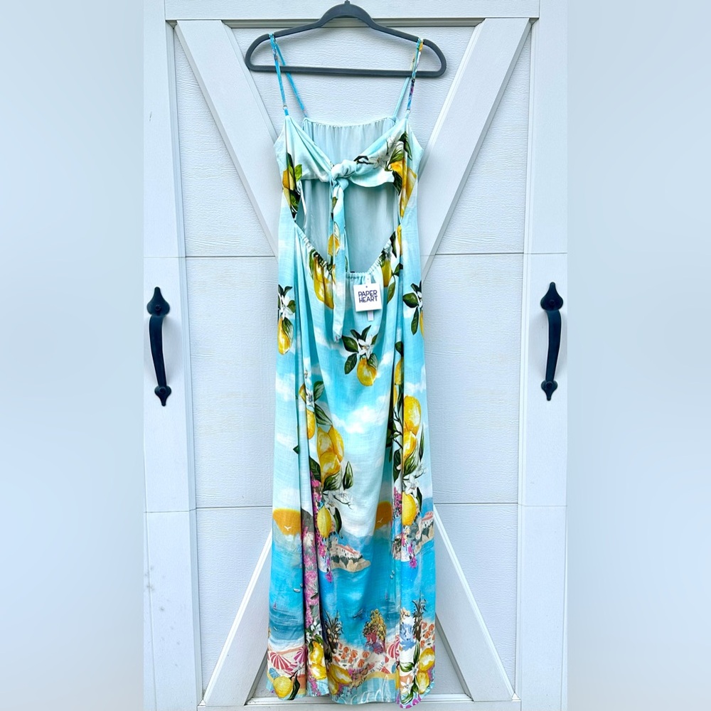 Paper Heart Anthropologie Tropical Summer Lemon Dress - Picture 3 of 3